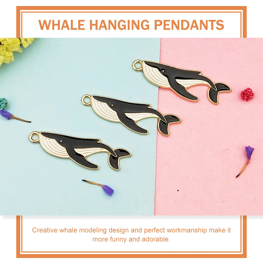 

Party Cartoon Whale Keychain Lovely Pendant Charms Cute Alloy Creative Ring Hangings