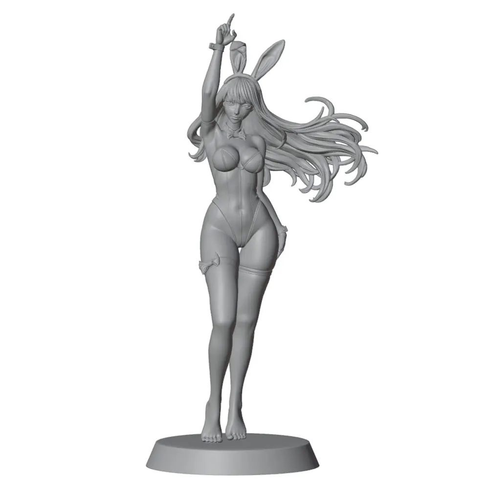 1/24 75mm  NSFW Sexy Girl Resin Model Kits GK Miniature 3D Printed Gray Model Figurine DIY Doll Model Unassembled And Unpainted