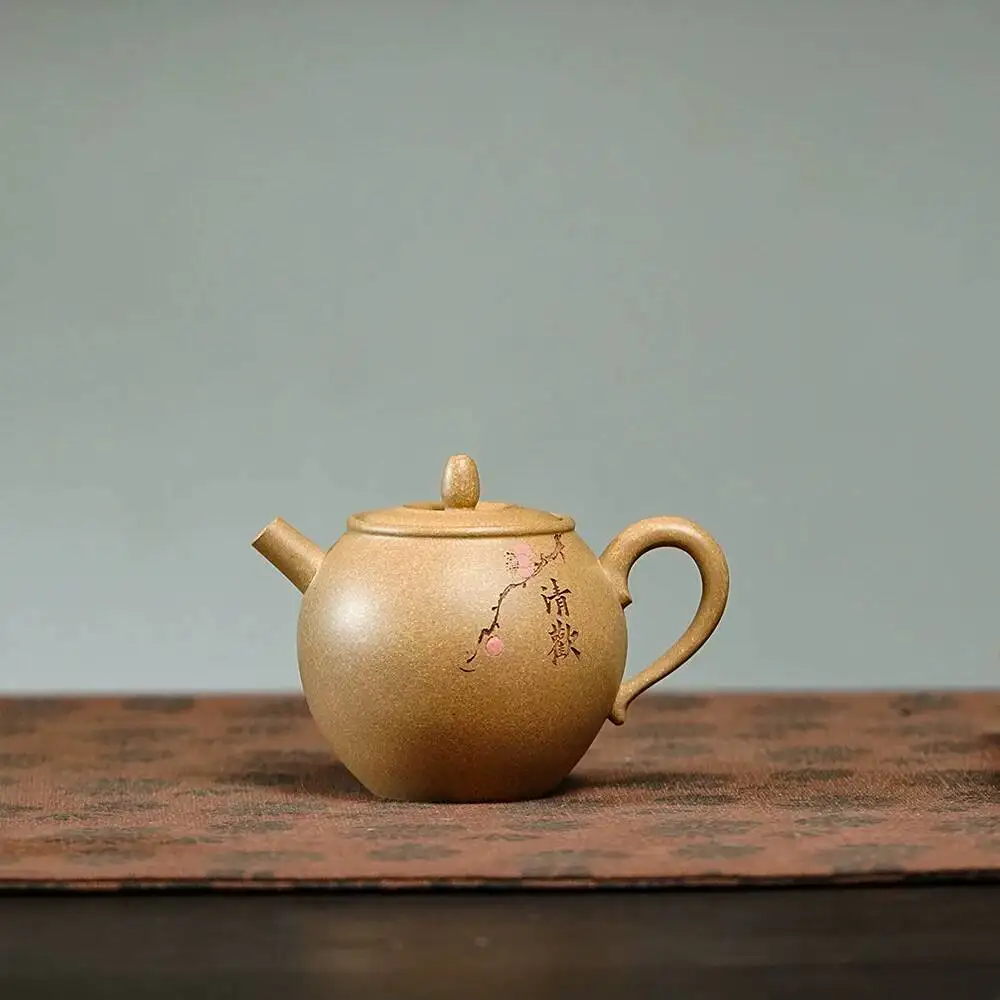 

Yihu Chun High-End Yixing Purple Teapot, Handmade By Famous Artist Wu Chunyan, Original Mineral Clay Qinghuan 170C