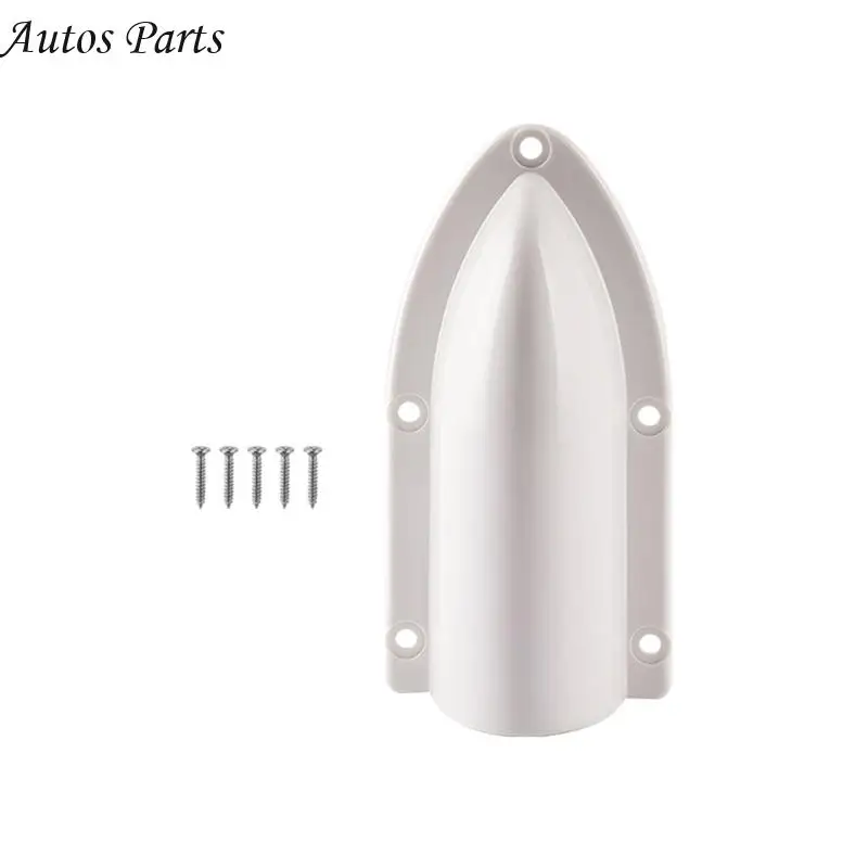 57BA Marine Wire Cable Cover with Mount Screws Easy Installation Clam Shell Vent Cover Marine Cable Vent Cover Clamshell Vent