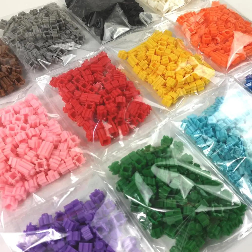 6000pcs 8*8mm Diamond Building Blocks 24colors 250PCs/bag DIY 3D Small Brick For Children Educational Toy Kids Gifts