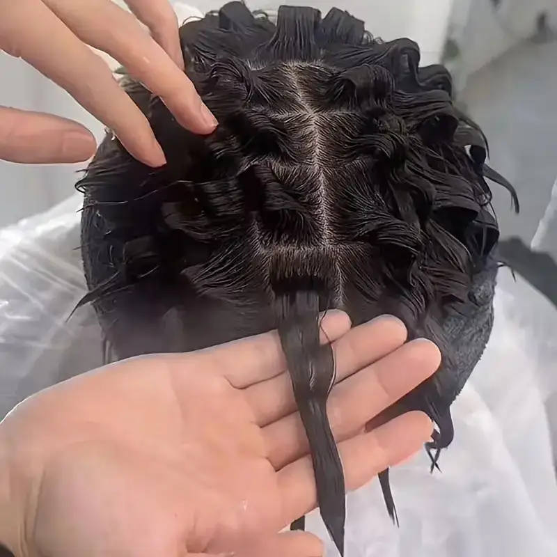 18/28Pcs Magic Heatless Water Wave Hair Curler Texture Automatic Rolling Bar Hair Styling Wave Forming Iron Hair Texturing Tool