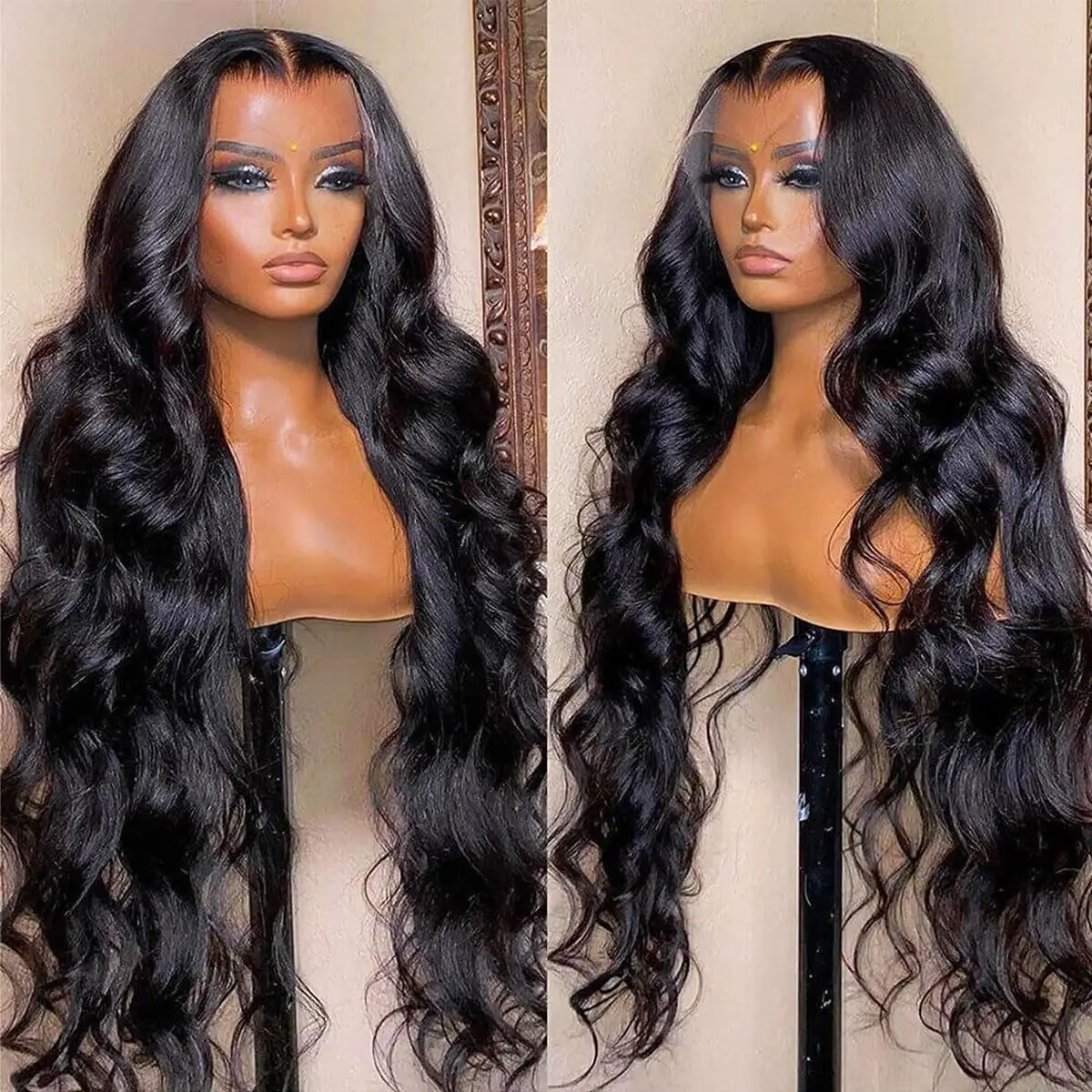 13x4 13x6 Body Wave Lace Front 100% Human Hair Lace Frontal Wig  Ready to Wear Pre Plucked HD Lace Closure Wigs For Black Women