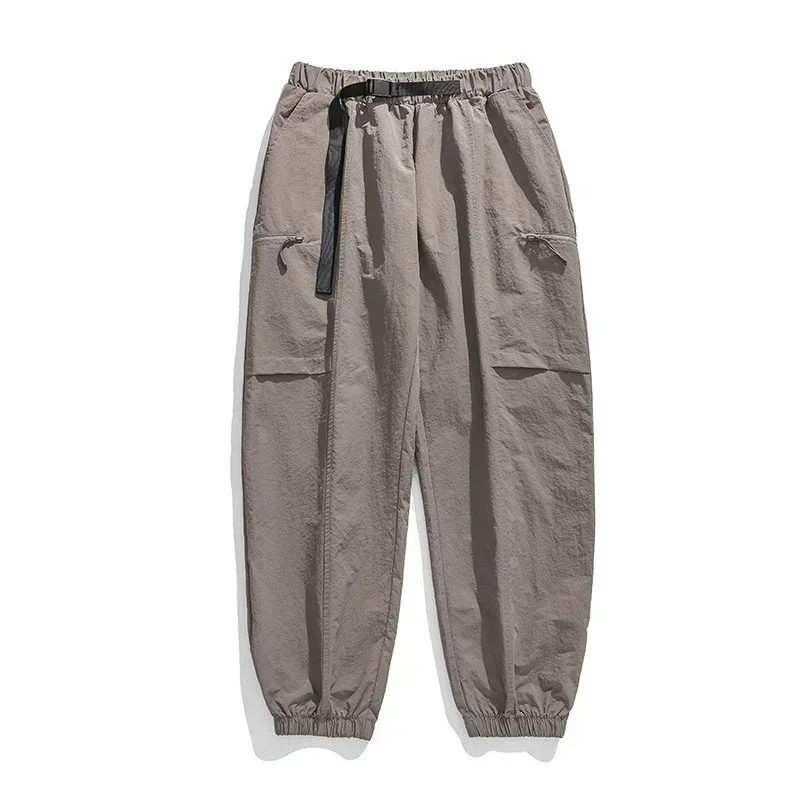 TFETTERS Autumn Men Cargo Pants 2026 Multi Pocket Waterproof Solid Color Casual Pants 100% Nylon Outdoors Tourism Men Clothes