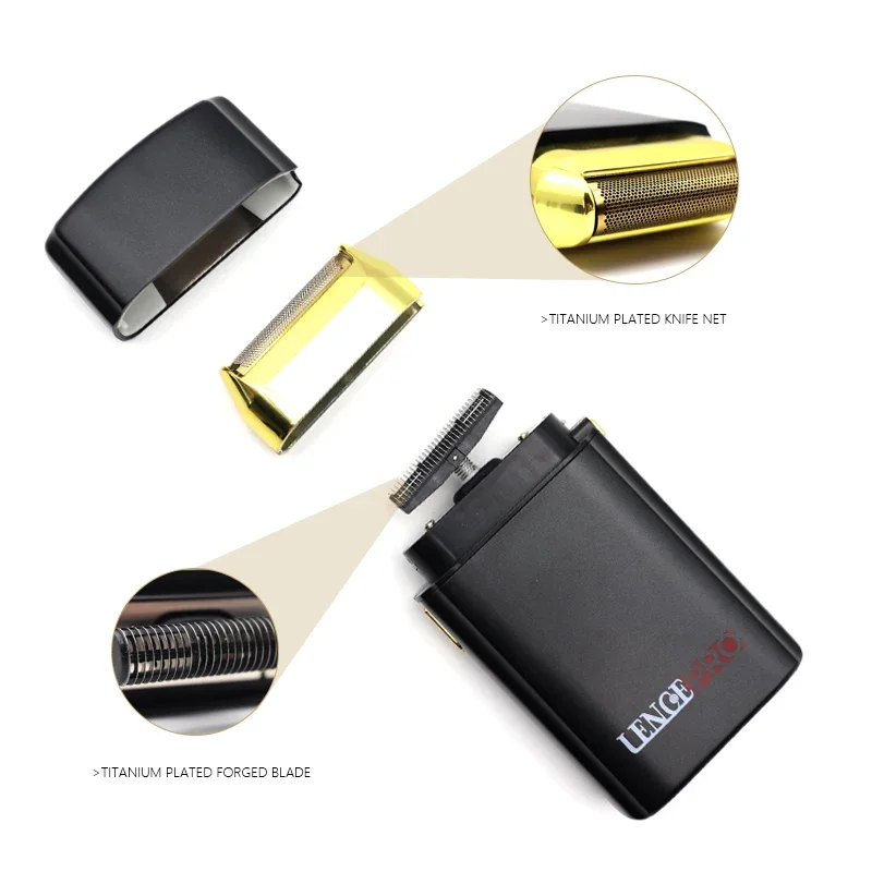 Машинка для стрижки волос Lence Pro FF1S, металлический корпус, 0 мм, 9300 об/мин