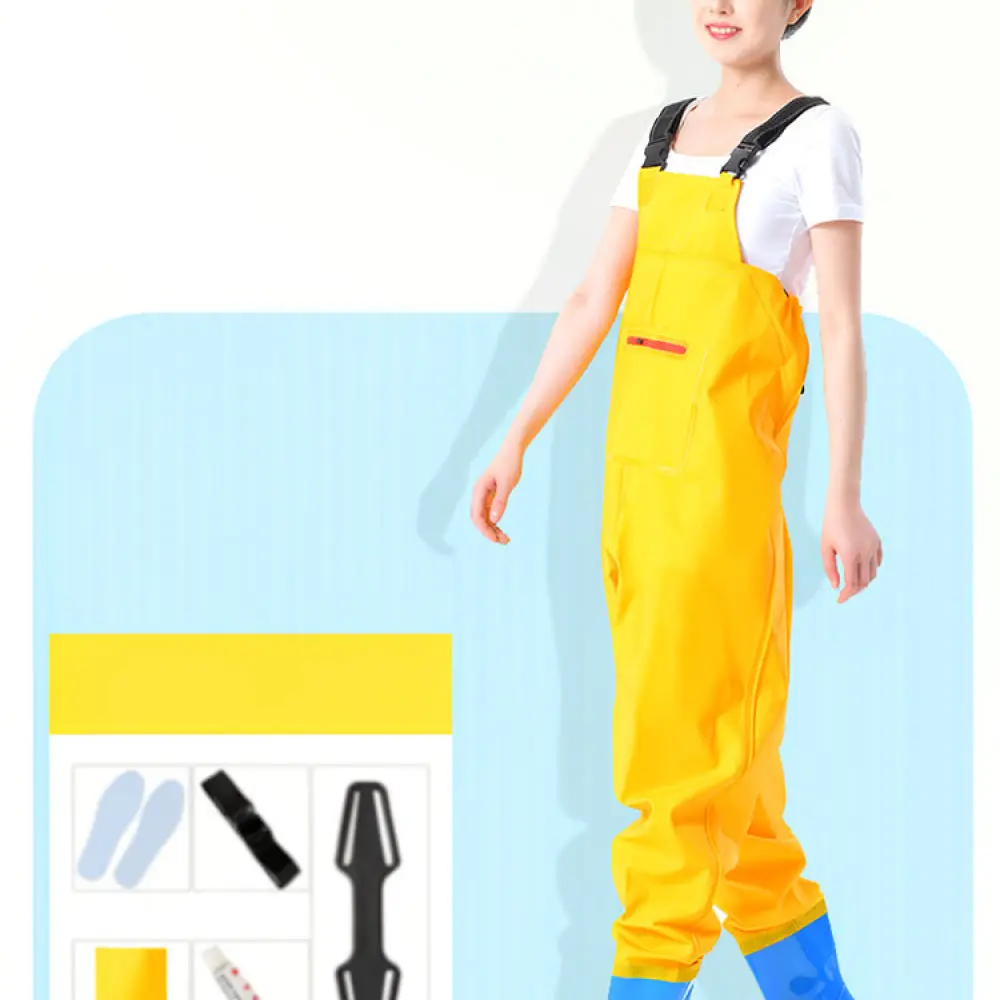 Lightweight Wading Overalls Fishing Gear Waterproof Rain Pants For River Creek Walking Beach Shelling Adventure Sport Apparel