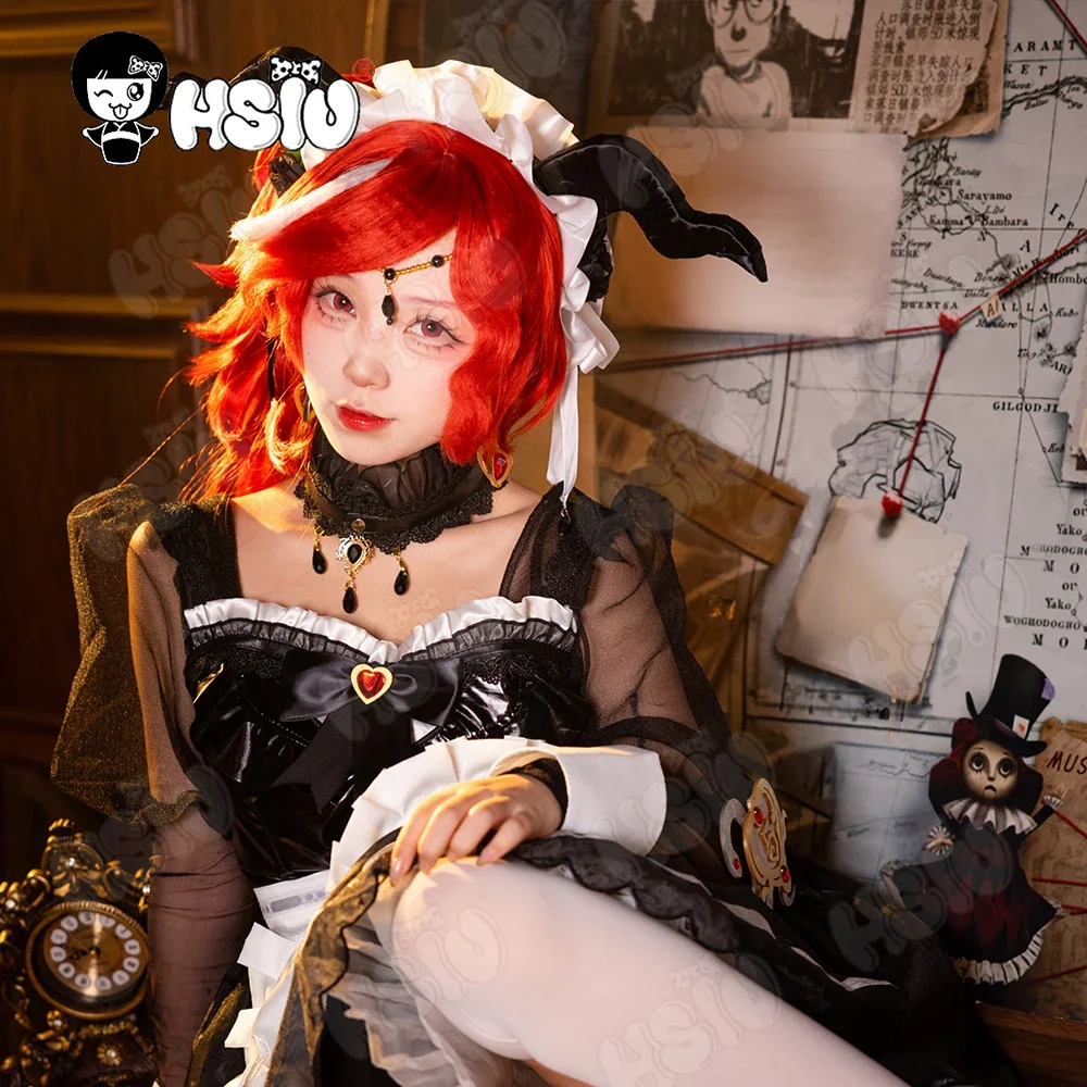 Fiona Gilman Cosplay Costume Wig Anime Identity V cosplay Costume HSIU Priestess Maid Dress Suit Uniform Halloween Party Outfit