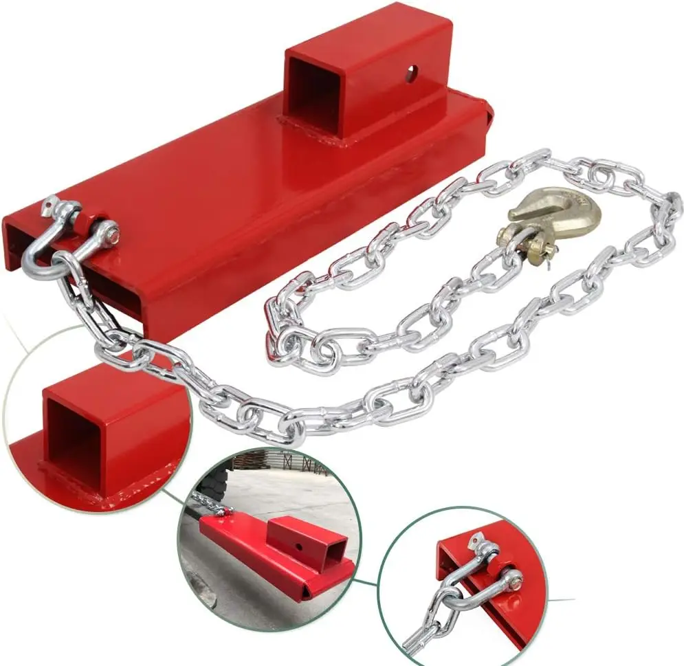 

Insert 2' Forklift Hitch Receiver Pallet Forks Trailer Towing Adapter