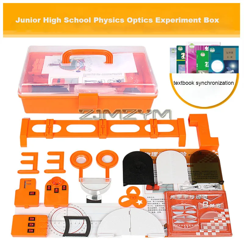 Geometric Physics Optics Optical Experiment Box Science Experiment Kit Lens Kit Convex Concave Lens
