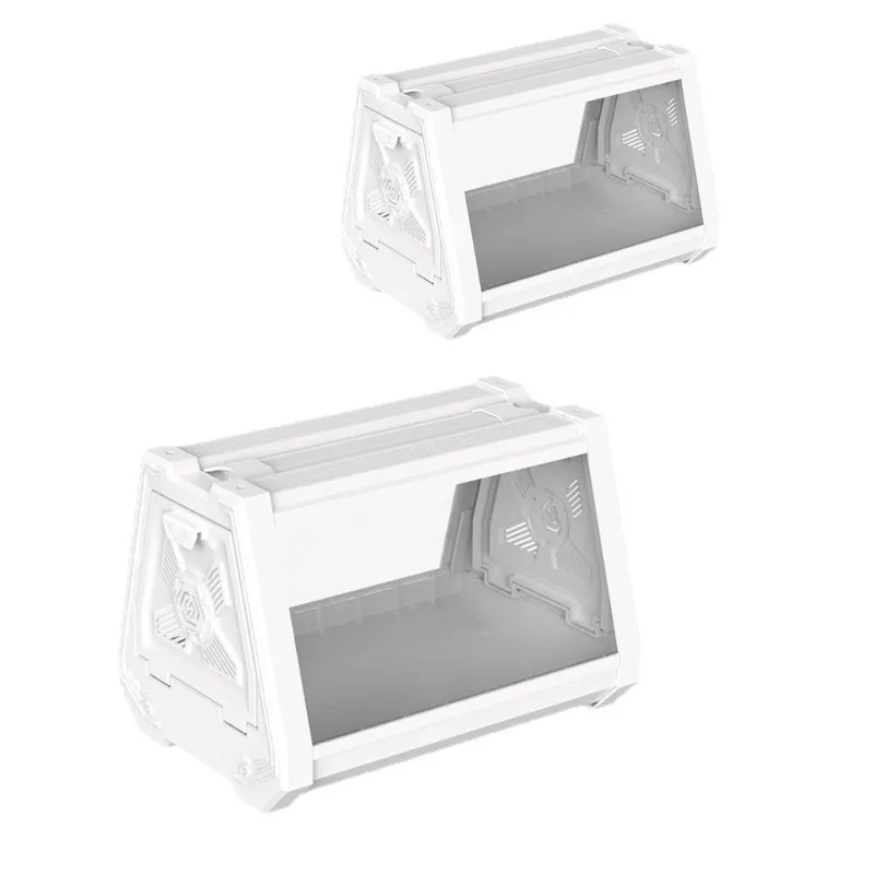 Climbing pet feeding box, hermit crab horned frog beetle acrylic landscaping ecological tank
