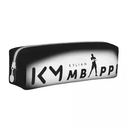 Futbol KM Mbappe kalem kutuları kalem çanta kız erkek büyük kapasiteli okul malzemeleri hediye Pencilcases