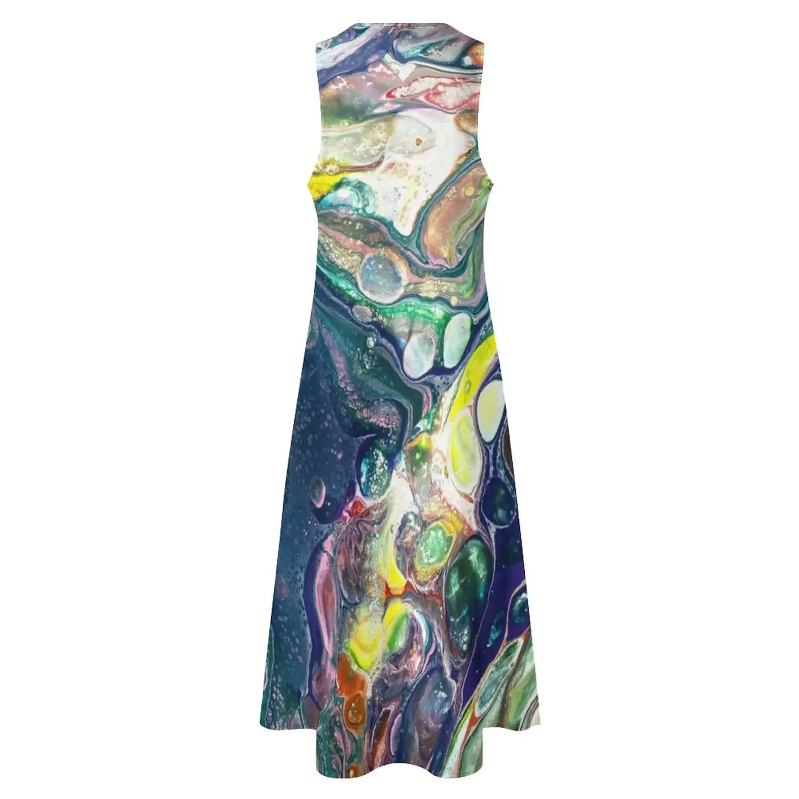 カラフルな抽象画 - ベストセラーのパステルカラー - マグカップ、マスク、Tシャツ、枕、ロングドレス、女性用ロングドレス、高級ドレス、ドレス