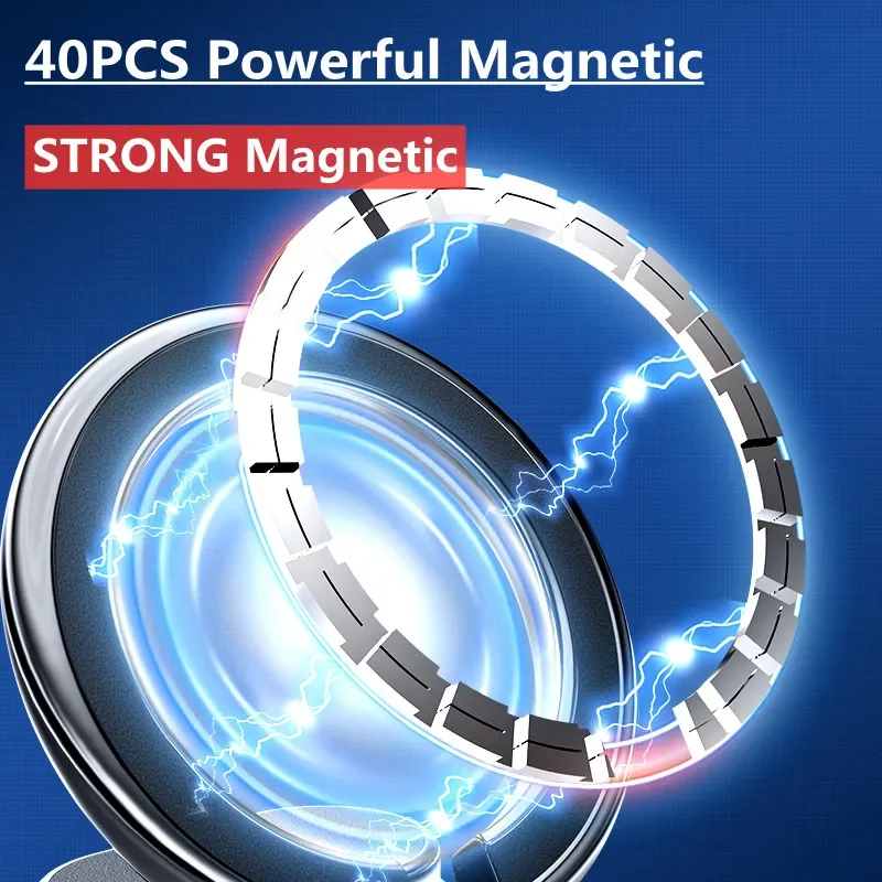 Supporto magnetico per telefono per auto Supporto per cruscotto Magnete per auto Supporto per GPS Supporto mobile in auto per iPhone 15 14 13 Huawei Samsung