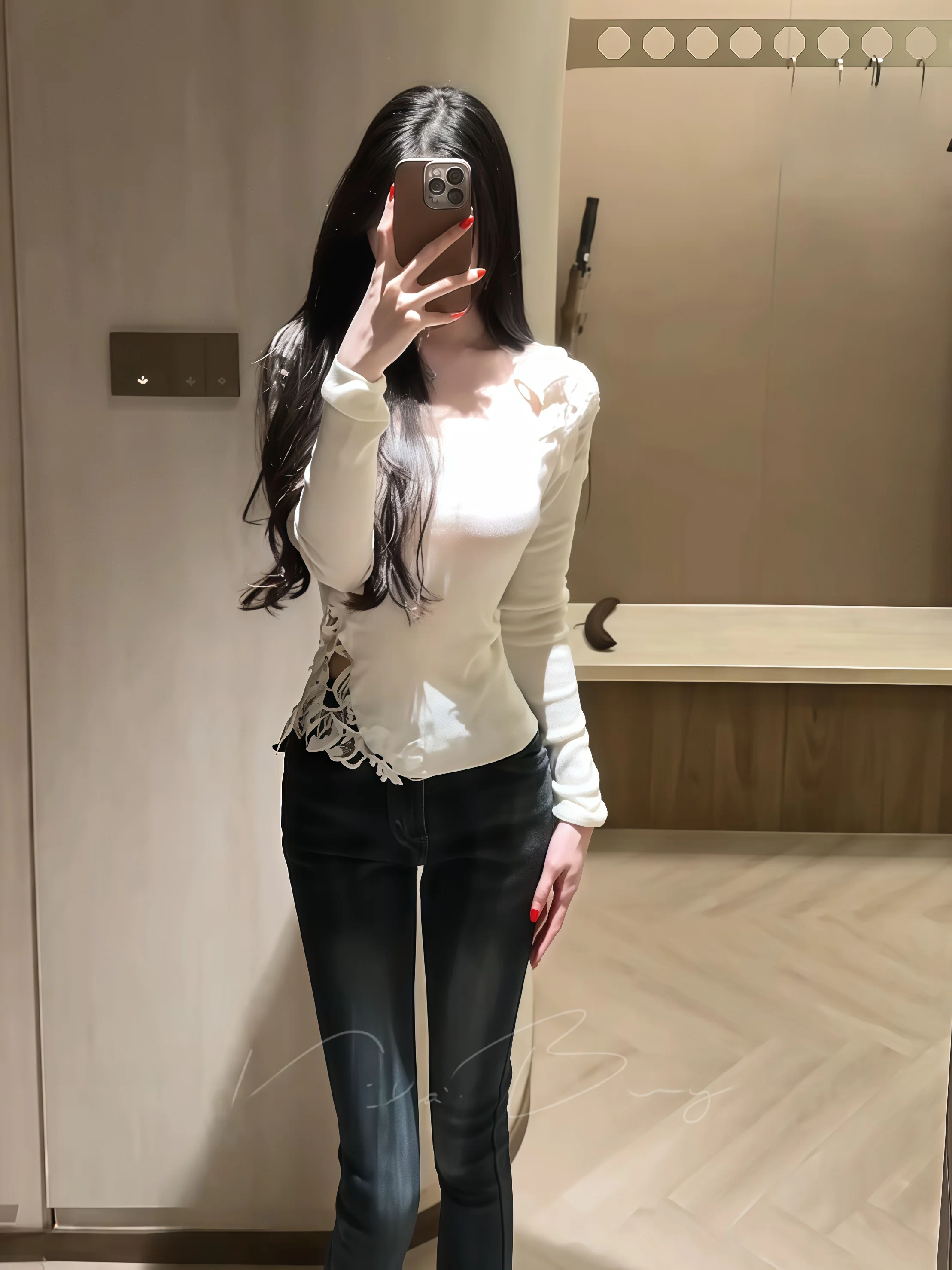 

Pure Desire White Lace Trim Knitted Base irt Women's Slim Fit Top Design Sensation Autumn Winter Faion Ladies Knitwear