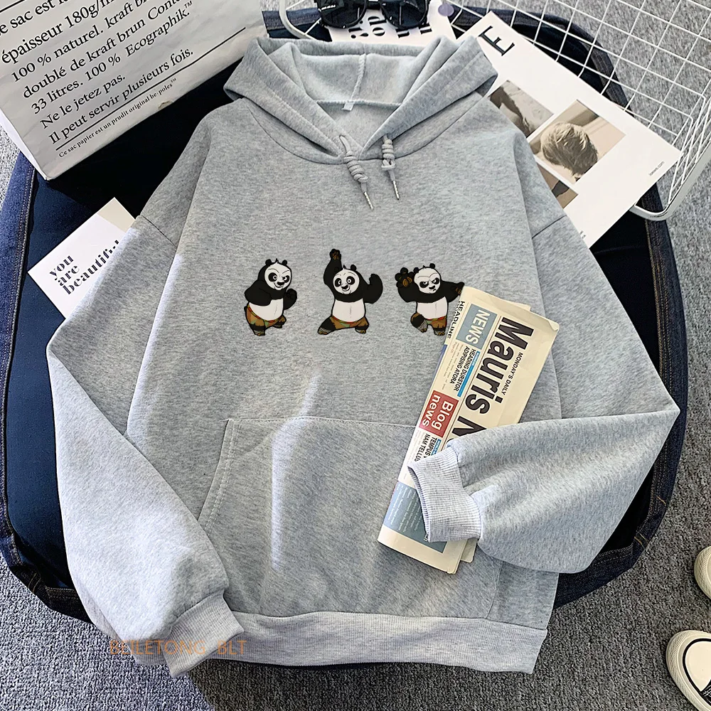 Panda KungFuPanda Hoodie Cute Casual for Autumn/Winter Sweatshirt Fleece Comfortable Long Sleeve Clothing Unisex Sudaderas Hoody