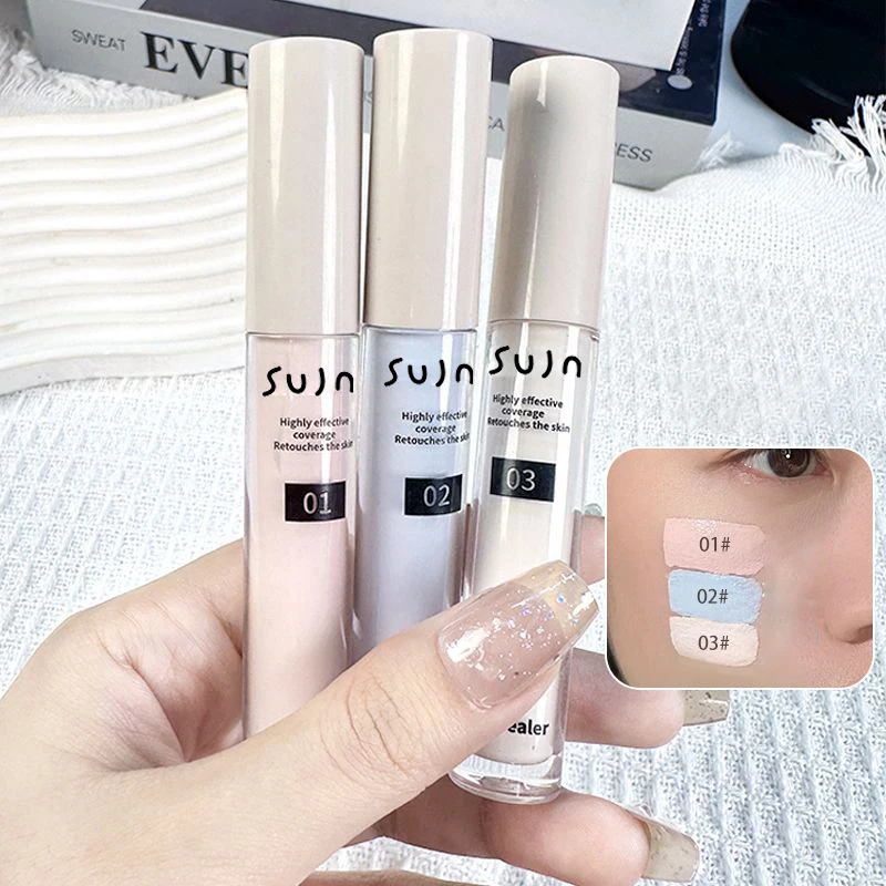 Flüssiger Aufhellender Hochglanz-Concealer-Stift Langanhaltend Feuchtigkeitsspendend Gesichtskonturierung Volle Abdeckung Fleckenkorrektur Hautton-Make-up – Detail 1