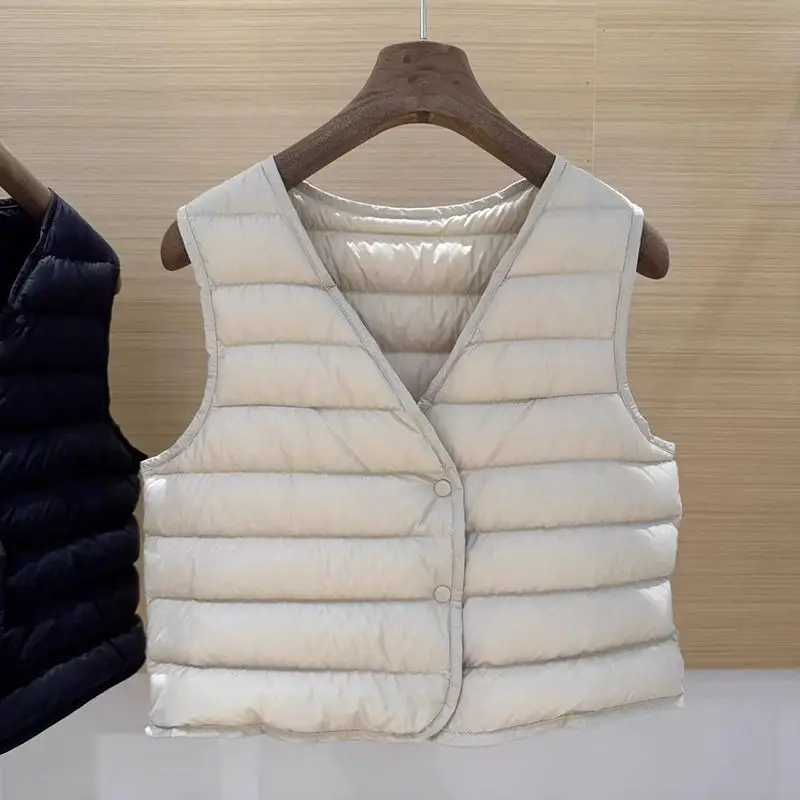 Simple Minority New Parkas Coats Ins V Neck Layering All-match Outwears Slim Personalized Literary Soft Plaid Outwears