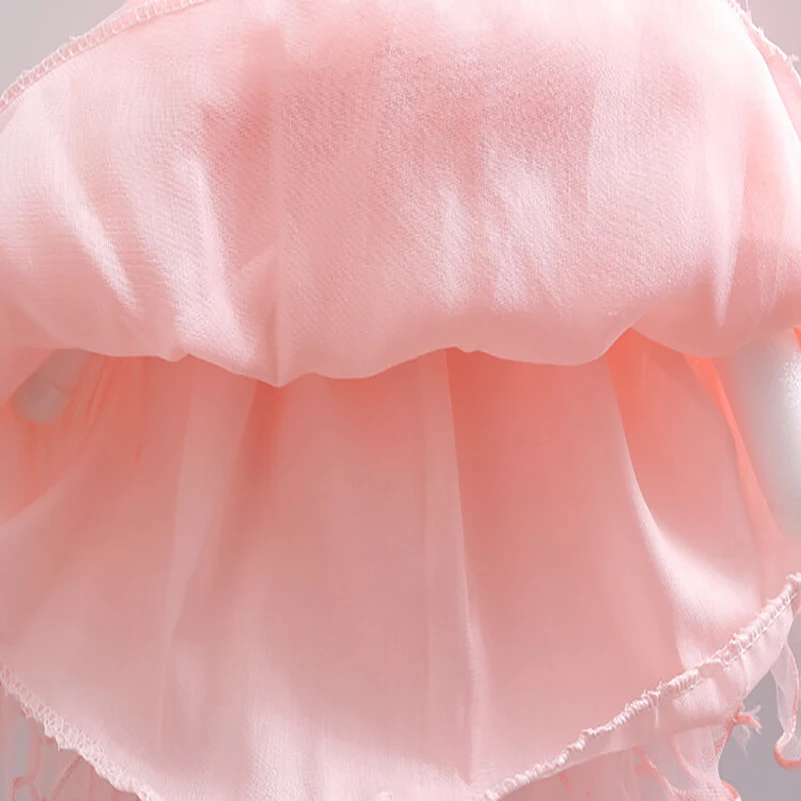 Girl\'s 2024 Summer New Fashion Solid Color Beaded Princess Half skirt