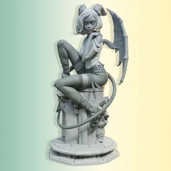 Zarina Figura 1:24 Figura em miniatura Kit de modelo de resina Kit de modelo de plástico sem pintura A546