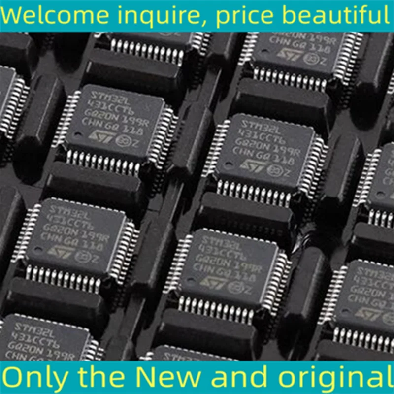 10PCS STM32L 431CCT6   New and Original Chip IC STM32L431CCT6 STM32L431 32L431 LQFP-48