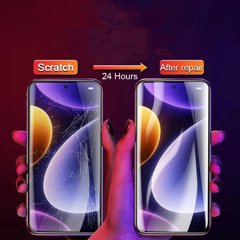 3 piezas de protector de pantalla de película de hidrogel transparente para Redmi Note 14 13 Pro Plus 14 13 Pro 14C 13C 14 13, película de alta definición 5