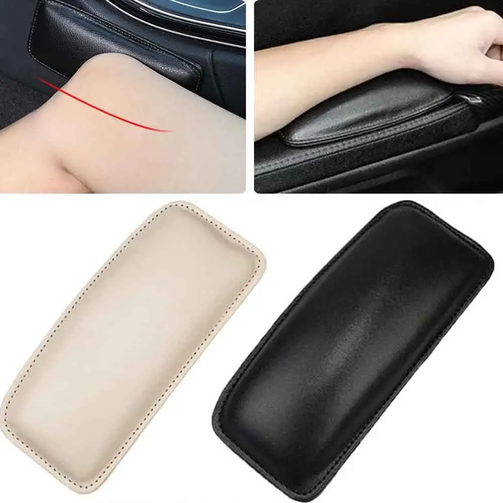 Universal Leather Knee Pad for Car Interior Pillow Comfortable Elastic Cushion Memory Foam Leg Pad Thigh Support Car Accessories