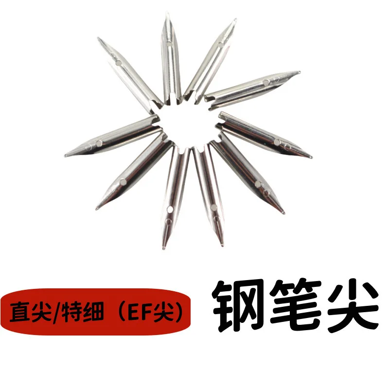 

40Pcs Fountain Pen Nibs Dip Calligraphy Pen Tips 0.38 0.5mm High Precision Writing Accessories for Signing Office Study