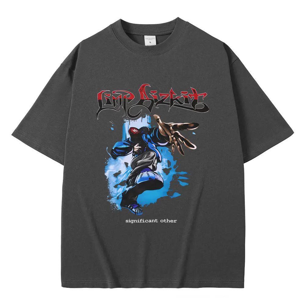 Rock Band Limp Bizkit Significant Other Print T-shirt Vintage Metal Tshirt Male Cotton T