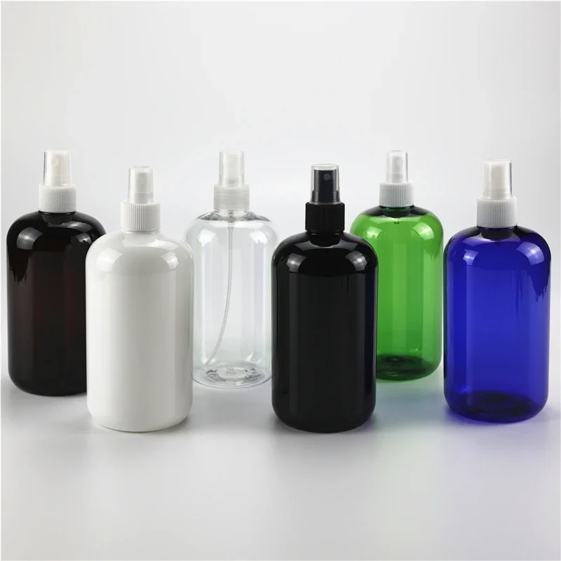 

Multicolor 500ML X 10 Plastic Spray Empty Bottles Fine Mist Sprayer Essential Oils Aromatherapy Perfume Toner Refillable Bottles