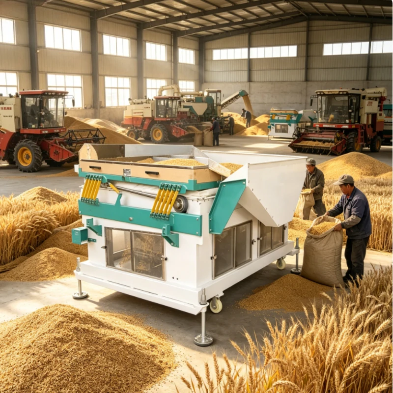Agriculture Farming Process - Customized Farm Grain Cleaner, Gravity De-stoning