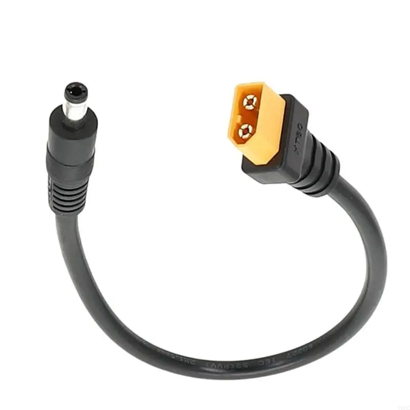 T8UC XT60/T Plug Connector to DC5.5mmx2.5mm DC5525 Power Adapter Cable Cord for TS100 TS101 Pine Electric Soldering