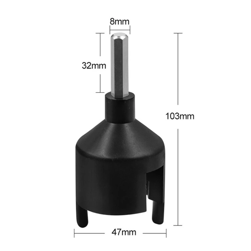 Aislador de valla eléctrica atornillable, anillos de valla, poste de madera, manga aislante, enchufe, accesorio de herramienta B03D