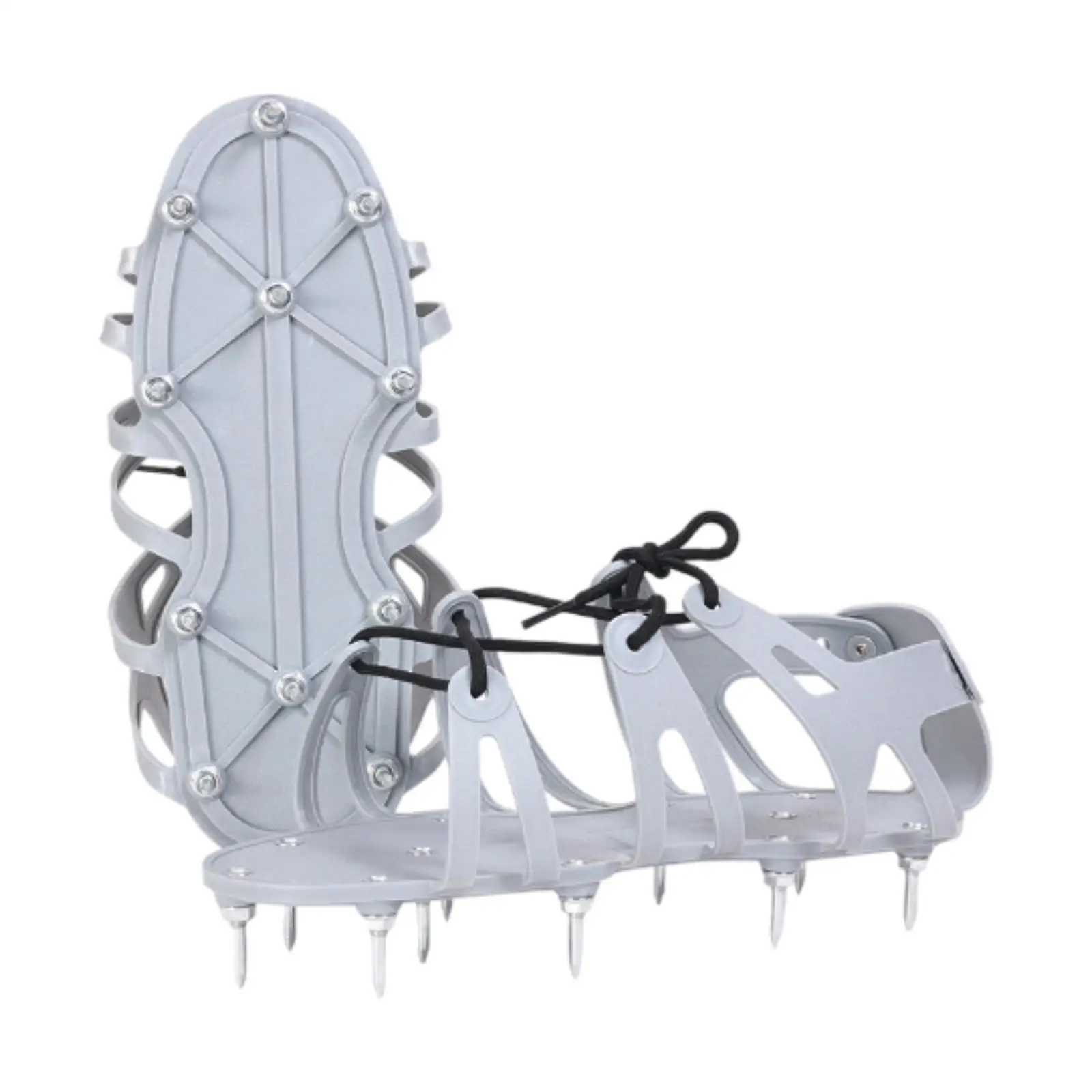 

Spiked Shoes with Spikes Yard Aerator Tool for Resinous Coatings Epoxy Floor Cover Installation Yard Patio Garden Grass Overlays