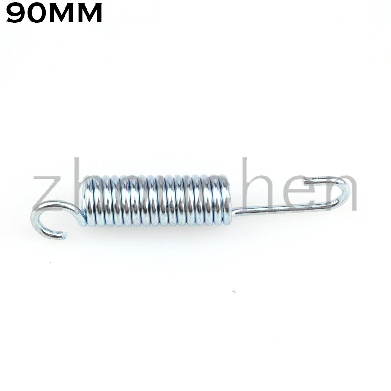 75mm 90mm 100mm 110mm 125mm Stainless Steel Spring Cylindroid Helical Pullback Extension Tension Coil Kickstand Dirt Pit Bike