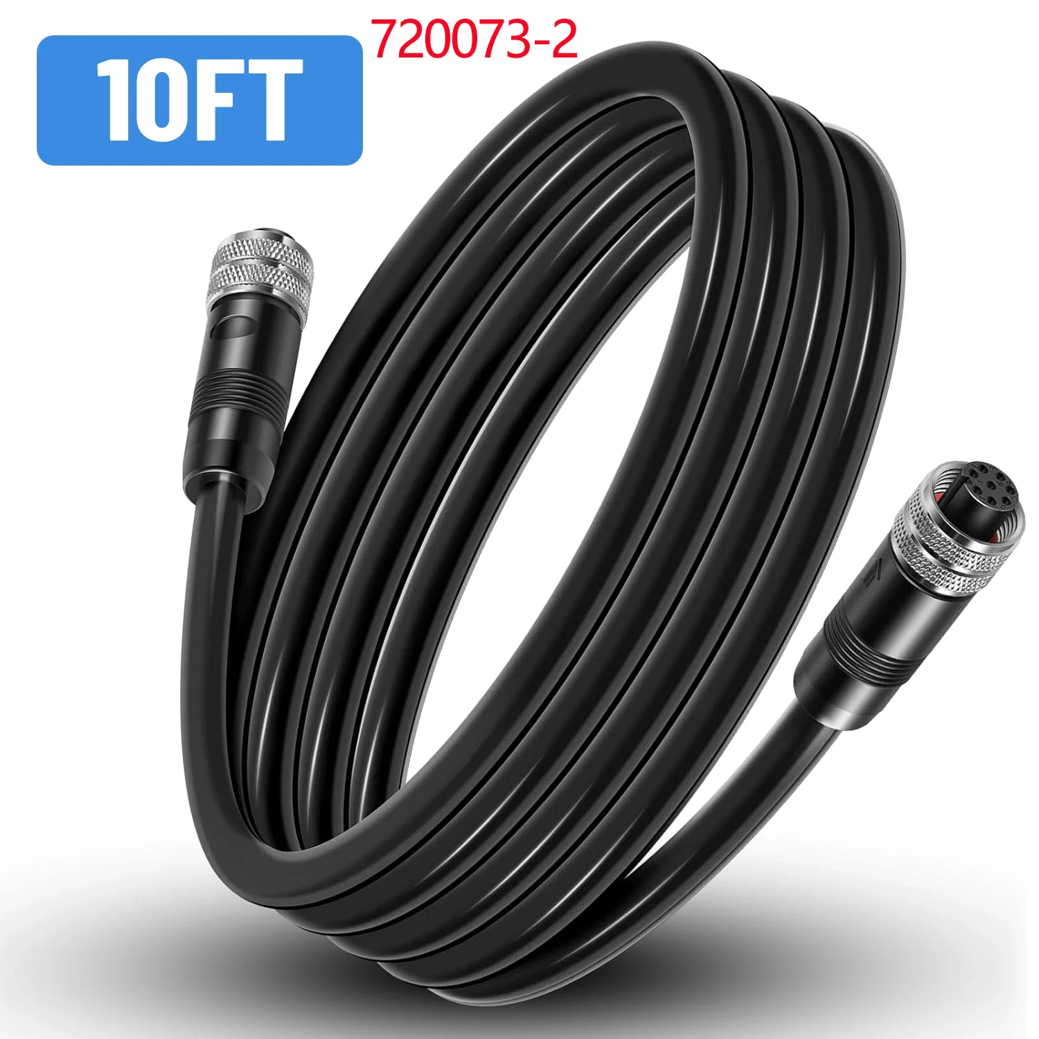 720073-2 AS EC 10E Boat Ethernet Cable 10 Feet for Humminbird, Fit for SOLIX, Helix G2N, G1, Onix, ION, 1100, 900 Series