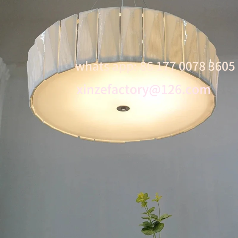 

Customizable Postmodern French led luxury living room led round bedroom simple lamp personalized design Nordic sheep