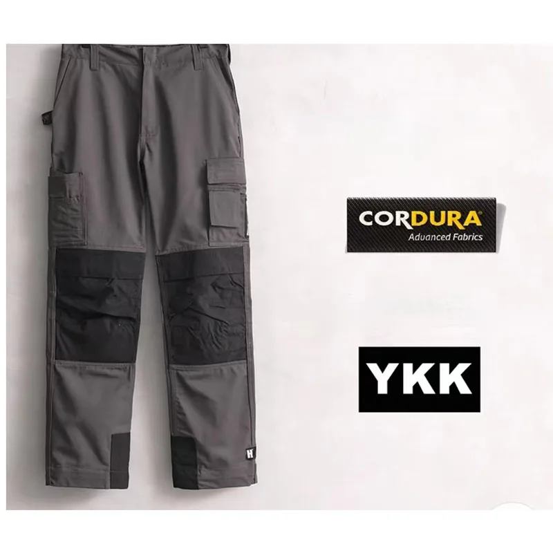 

Splicing Fabric Multi Bag Work Pants, British Tactical Pants, Functional Work Pants