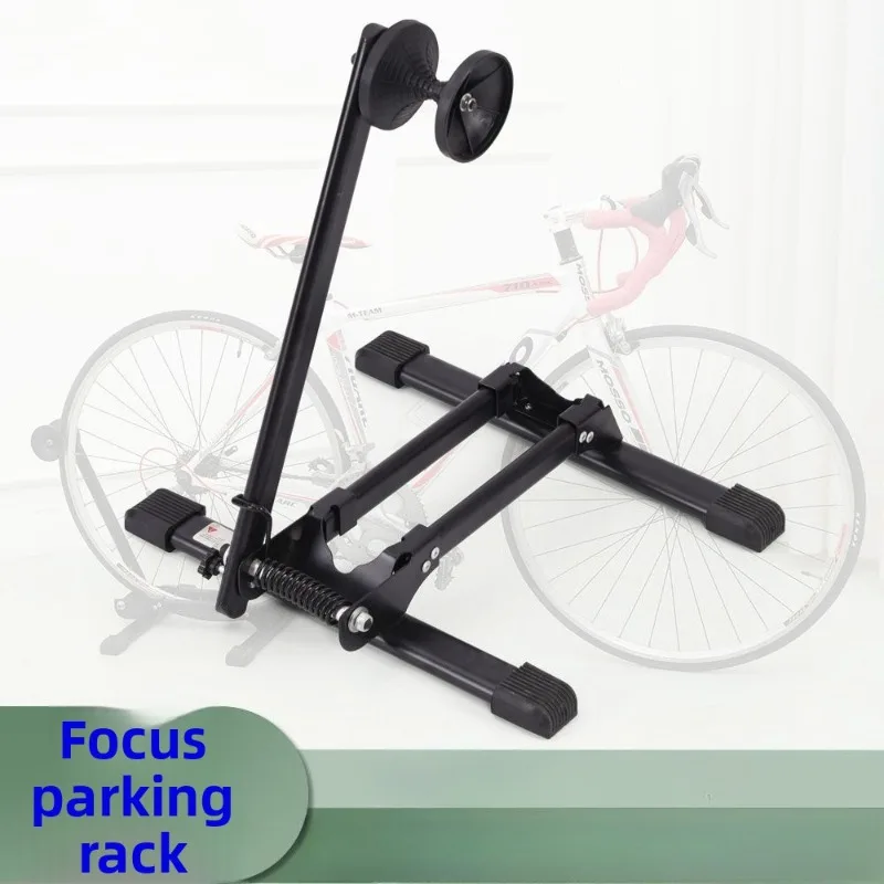 

Single Pole Foldable Portable Bike Stand for Road Bikes Insertable Lightweight Bicycle Parking Rackible Portable Parking Rack
