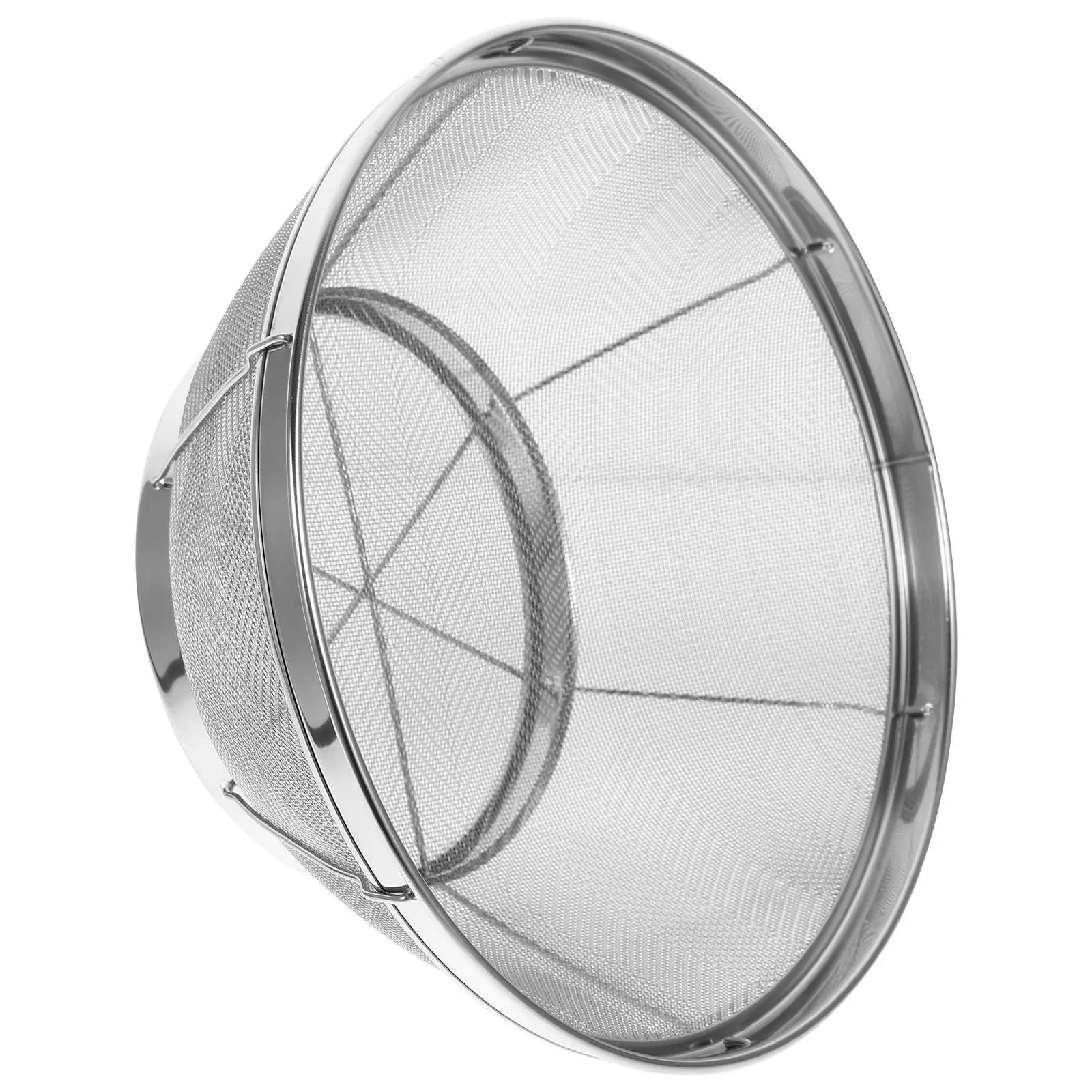 

Stainless Steel Colander Fine Mesh Strainer Kitchen Rice Washing Bowl Handheld Fruits Drainer Vegetable Basket Food Strainer