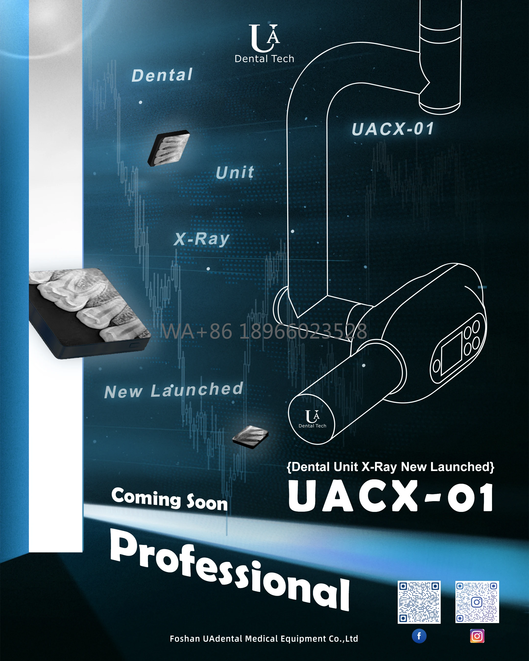 Dental Oral Cavity Treatment Xray Machine Digital Unit Dental Xray Wall Mount