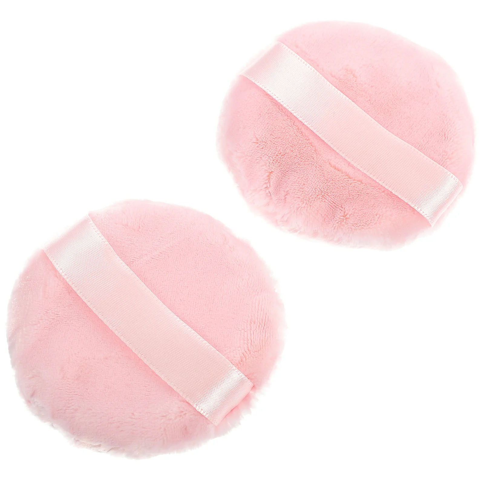 

2 Pcs Loose Powder Puff for Body Sponge Empty Lip Gloss Tubes Sponges Makeup Foundation Applicator Puffs Ribbon Miss