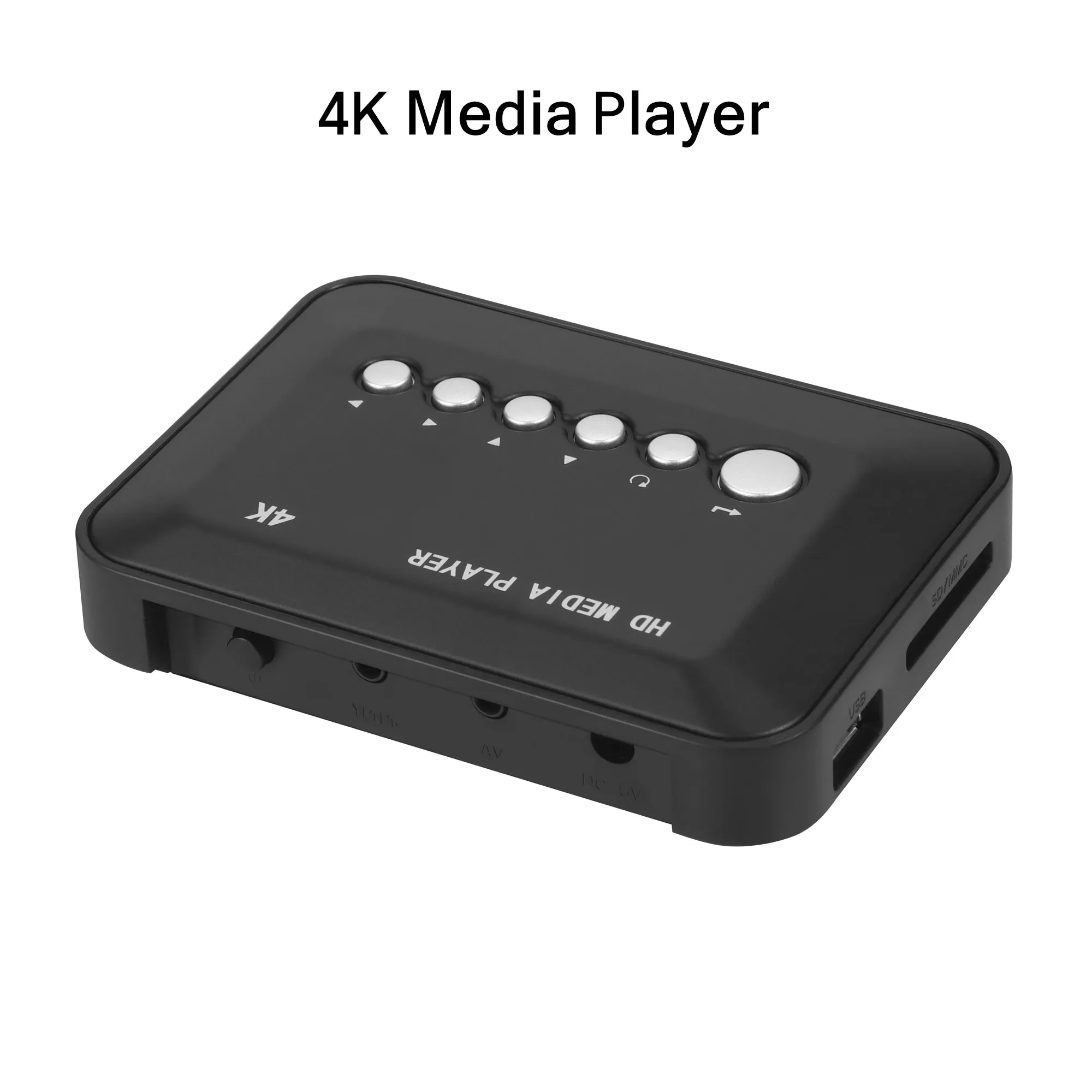 جديد 4K HD ميديا بلاير مع منافذ بطاقة SD USB Autoplay باور بوينت PDF تشغيل الموسيقى والفيديو 5 تيرا بايت HDD Realplayer صندوق دعم BT المتكلم