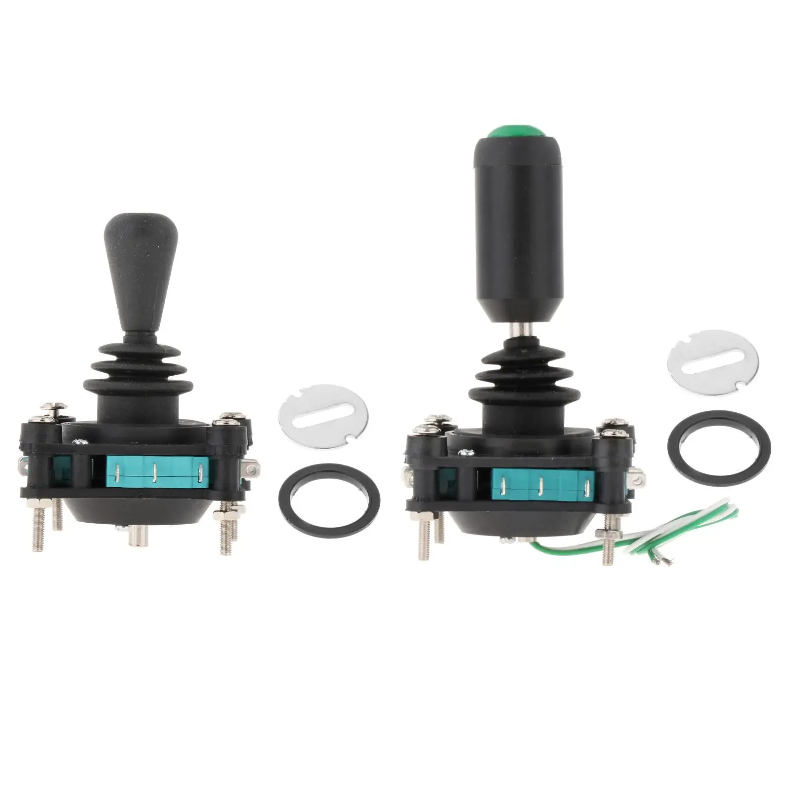 

240V 5Amp 4NO 4NC Momentary 2.5mm Fixing Thread Switch 360 Degree Single Lever