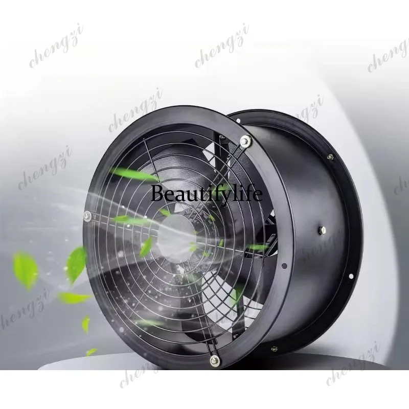 

81 External rotor axial flow fan 220V kitchen duct fan industrial exhaust fan 380V oil fume high power