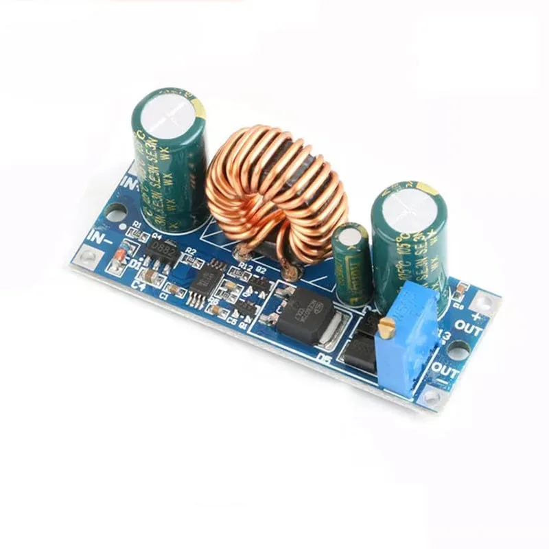 

1/2-20/50Pcs 4A Automatic Voltage Rise And Fall Power Module Step-down Step-up Adjustable Voltage Stabilization 30W 0.5-30V