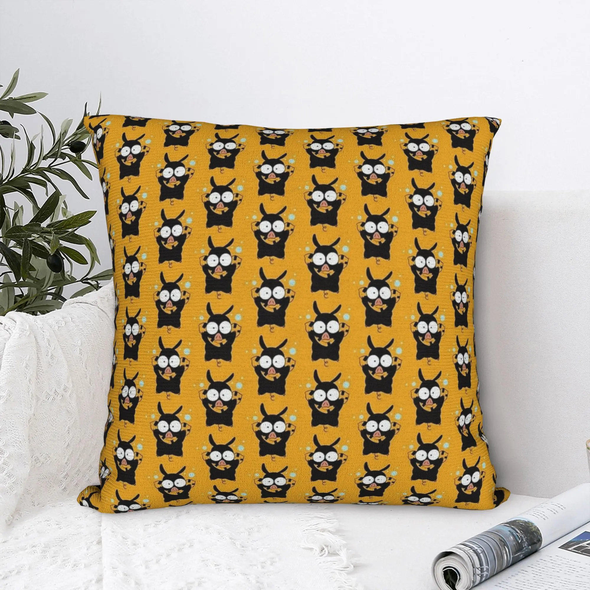 P-Chan Ryoga Hibiki Ranma Square Pillow Covers Polyester Sofa Anime Manga Cushion Case Funny Decor Pillowcase 45*45