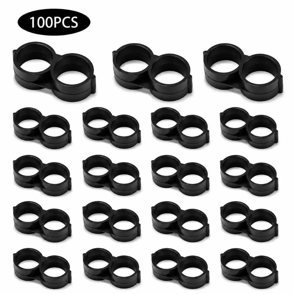 100Pcs Plastic Drip Irrigation End Cap Plugs for 16 Mm OD Tubing for 20 Mm OD Tubing Drip Tubing End Closure