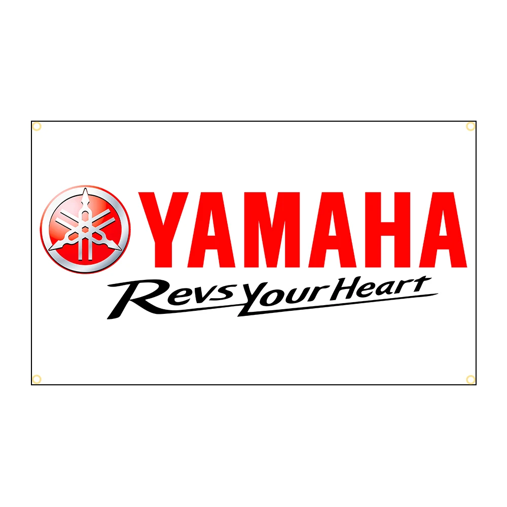 90x150cm 3X5FT Motorcycle Racing Y-YamAhas Car Flags Polyester Printed Banner For Decoration