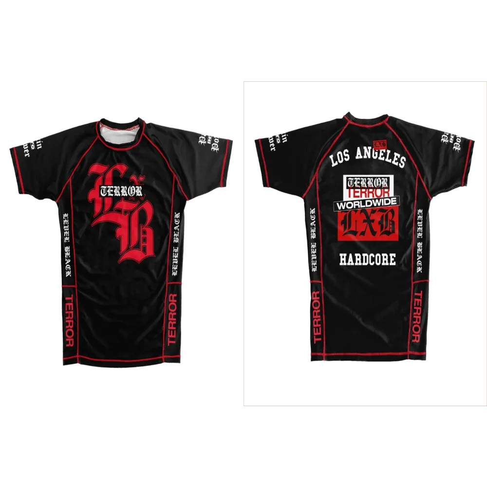 V1 LXB AJJ Black Rash Guard Quick Drying Gym T-shirt Levelxblack Jersey Vintage Men Women Tee Clothing Unisex Clothes Y2k Tops
