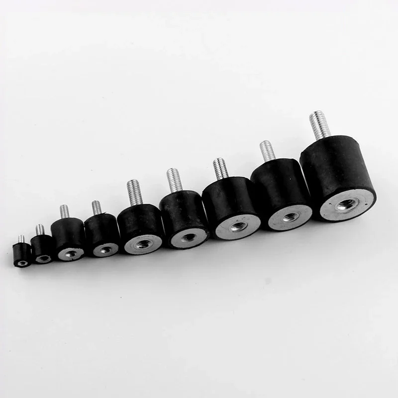 1/2/4Pcs VD Rubber Anti Vibration Mount One External Thread One Internal Thread Silentblock Shock Absorber Damper M3 M4M5M6M8M10